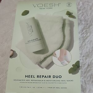 Voesh Heel Repair Duo - Cream Heel Repair Balm & Moisturizing Heel Socks